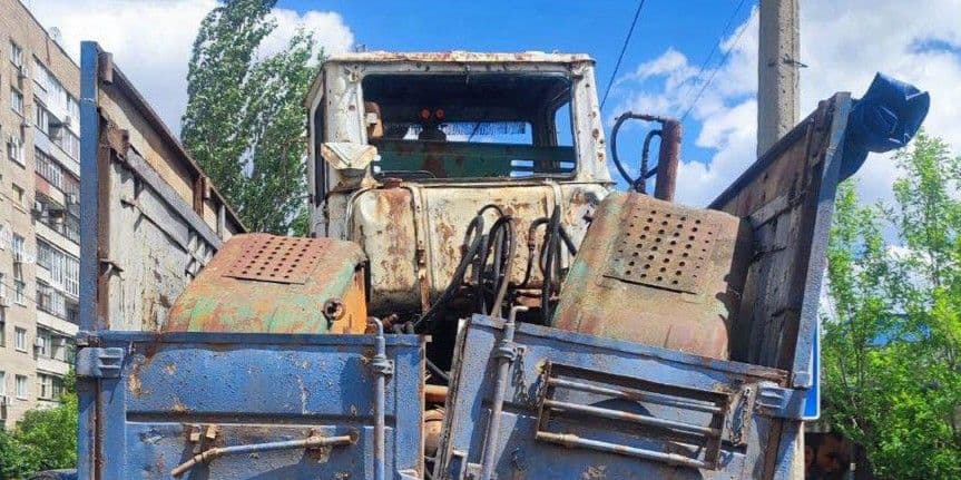 Перевезення кузова трактора без документів. Фото: Патрульна поліція Краматорська та Слов'янська