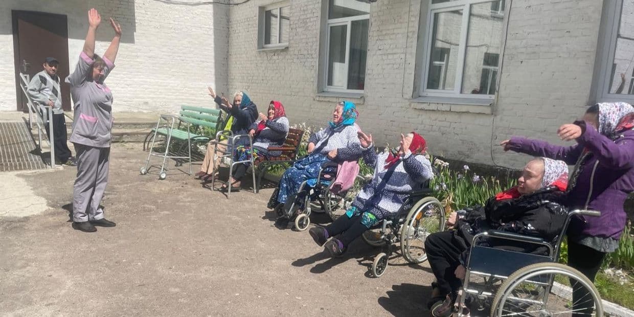 Современное оборудование помогает подопечным Бахмутского психоневрологического интерната адаптироваться на Полтавщине (фото)