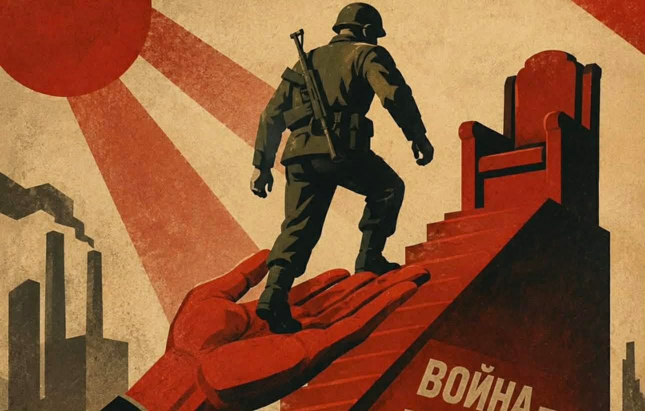 <em>На ТОТ окупанти зробили війну "соціальним ліфтом".</em> <em>Фото з посту «Східної Правозахисної групи»</em>