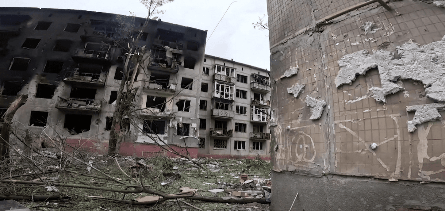 Дружковка, май 2026 года. Скриншот с видео ДСНС Донетчины