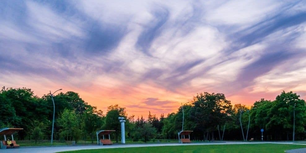 У краматорському парку "Ювіленйний". Фото: Влада Гузова