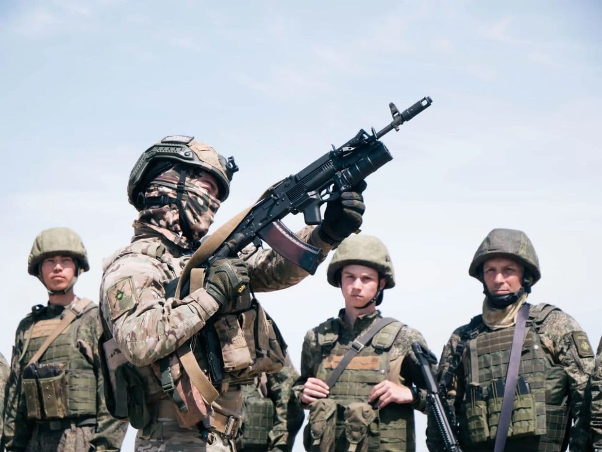 Бойцы российской оккупационной армии. Фото из открытых источников