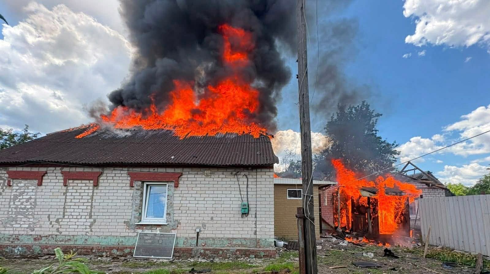 У Слов'янську ударний безпілотник поцілив у приватний житловий будинок
