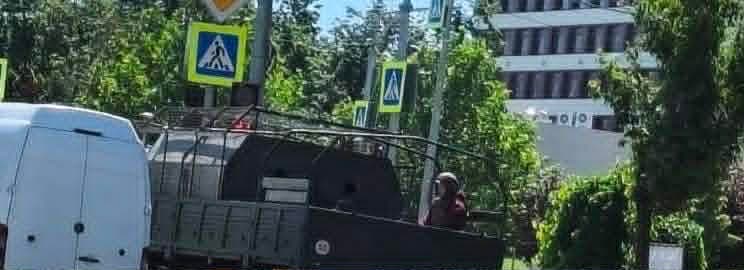 <em>В Центрі вивчення окупації повідомили про зміни у переміщенні логістики ворожої техники. Фото: з Телеграм Петра Андрющенко. </em>