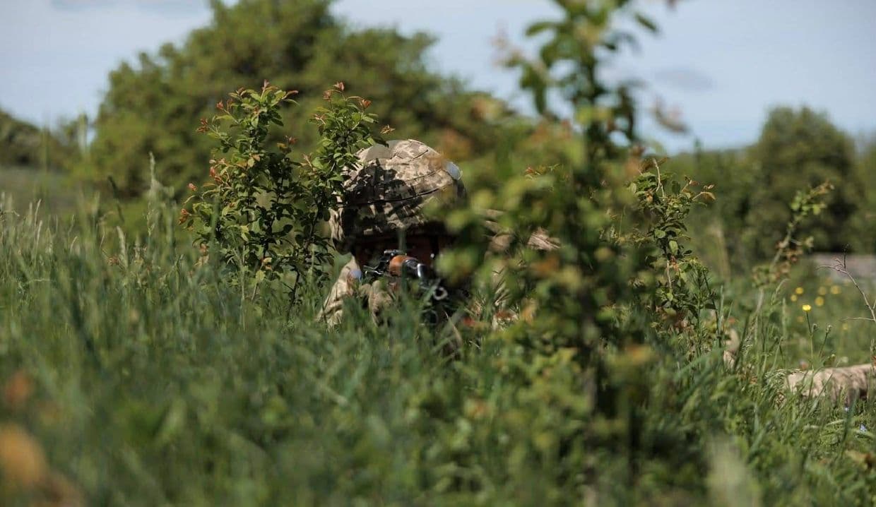 <em>Фото: 58 окрема мотопіхотна бригада імені гетьмана Івана Виговського. Український військовий</em>