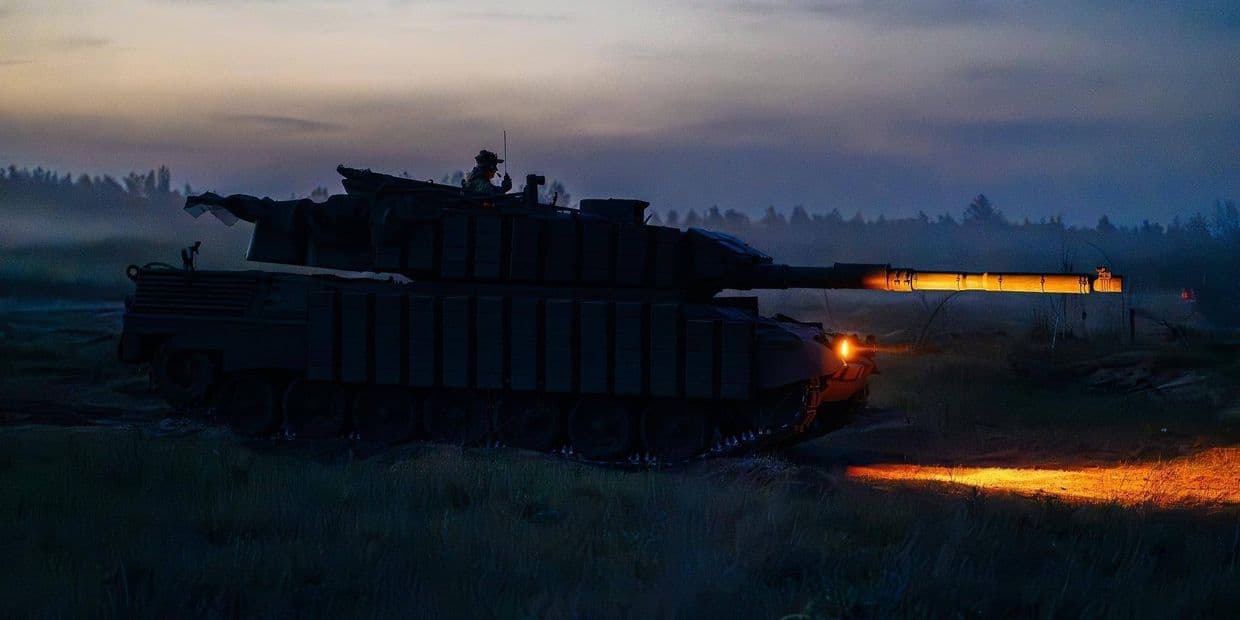 Едет украинский танк. Фото: 5 ОВМБр