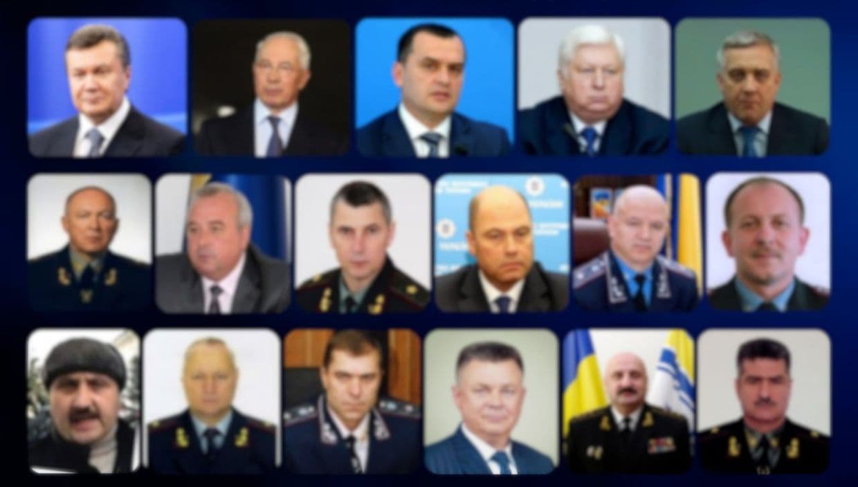 ОГПУ та ДБР завершили розслідування щодо Віктора Януковича та 16 ексвисокопосадовців за узурпацію влади і злочини проти Майдану