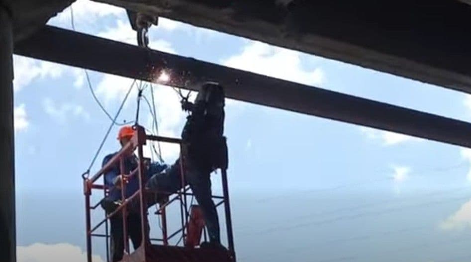 Роботи з відновлення газопостачання до Ясногірки. Скриншот з відео "Донецькоблгазу"
