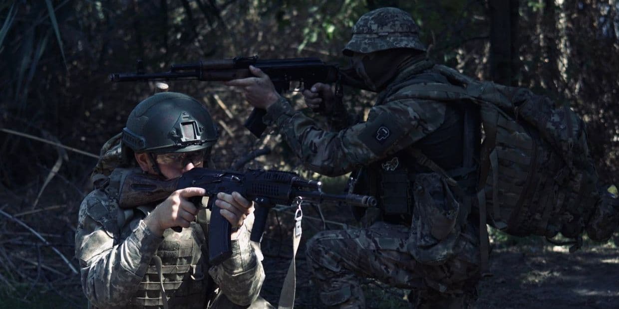 Українські захисники. Фото: 34-та окрема бригада Морської Піхоти "Борисфен"
