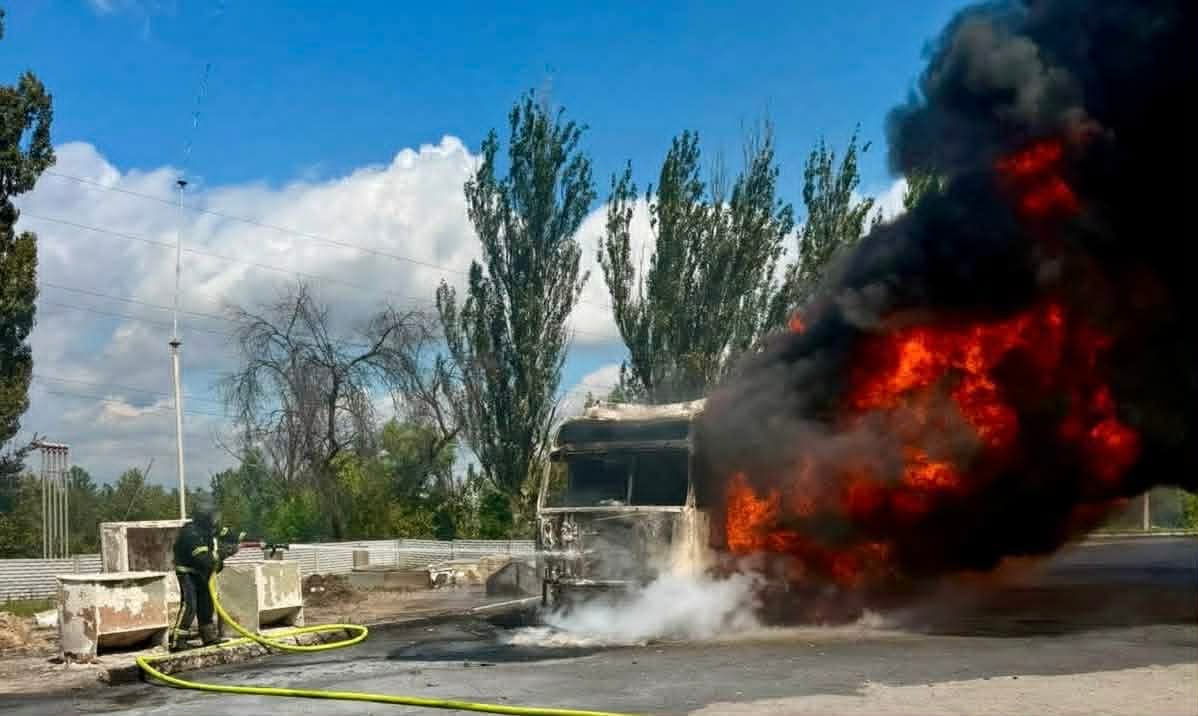 У Слов’янську ворожий дрон атакував вантажівку з паливом