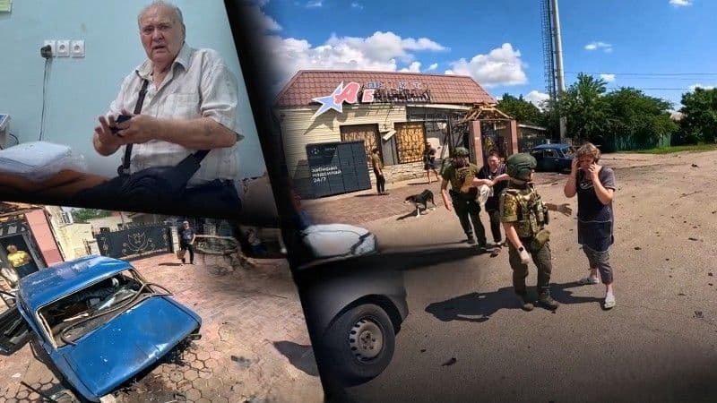 В Краматорске увеличилось количество раненых в результате попадания дрона в автомобиль (видео)