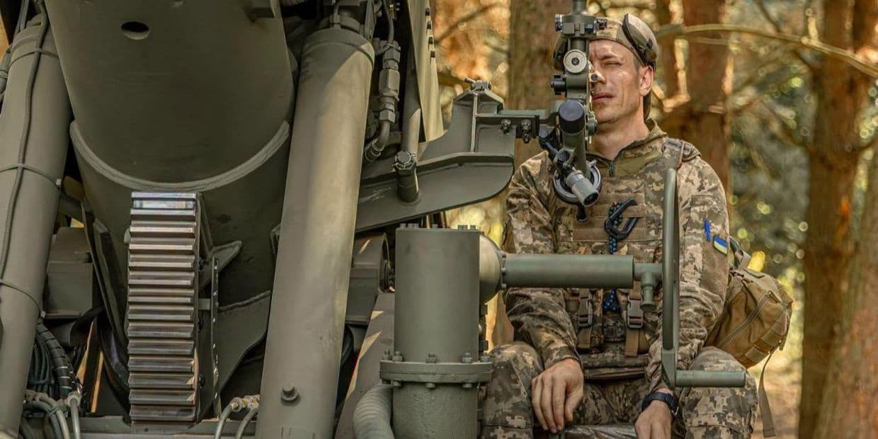 Перед пострілом САУ "Богдана". Фото: 210 ОШП