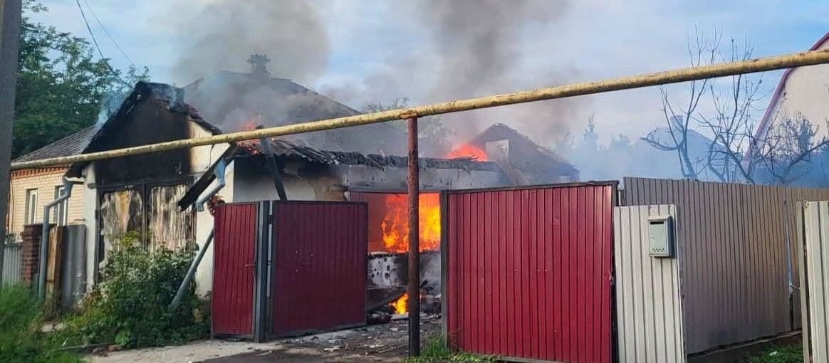 Наслідки російського удару по Слов'янську. Фото: Facebook/Вадим Лях