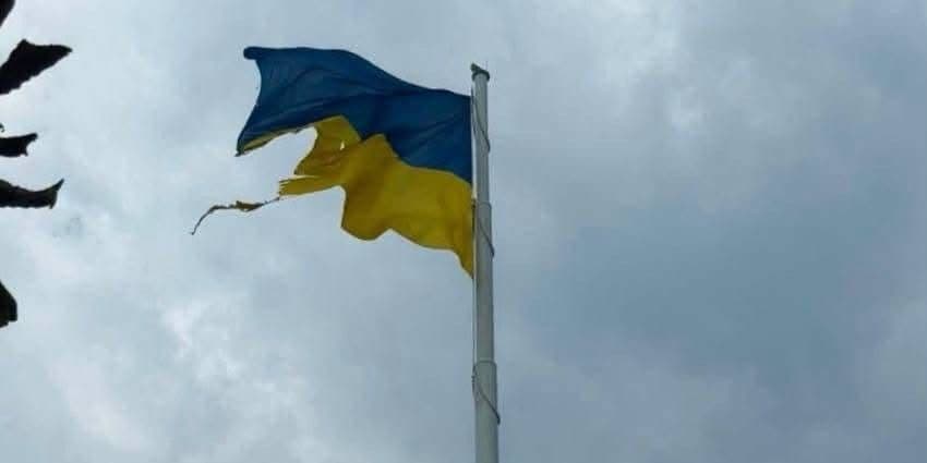 Росіяни знову атакували прапор України в Краматорську на Донеччині