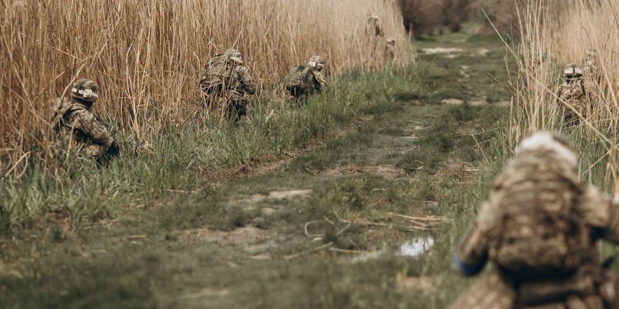 Українські захисники. Фото: 40-ва окрема бригада морської піхоти