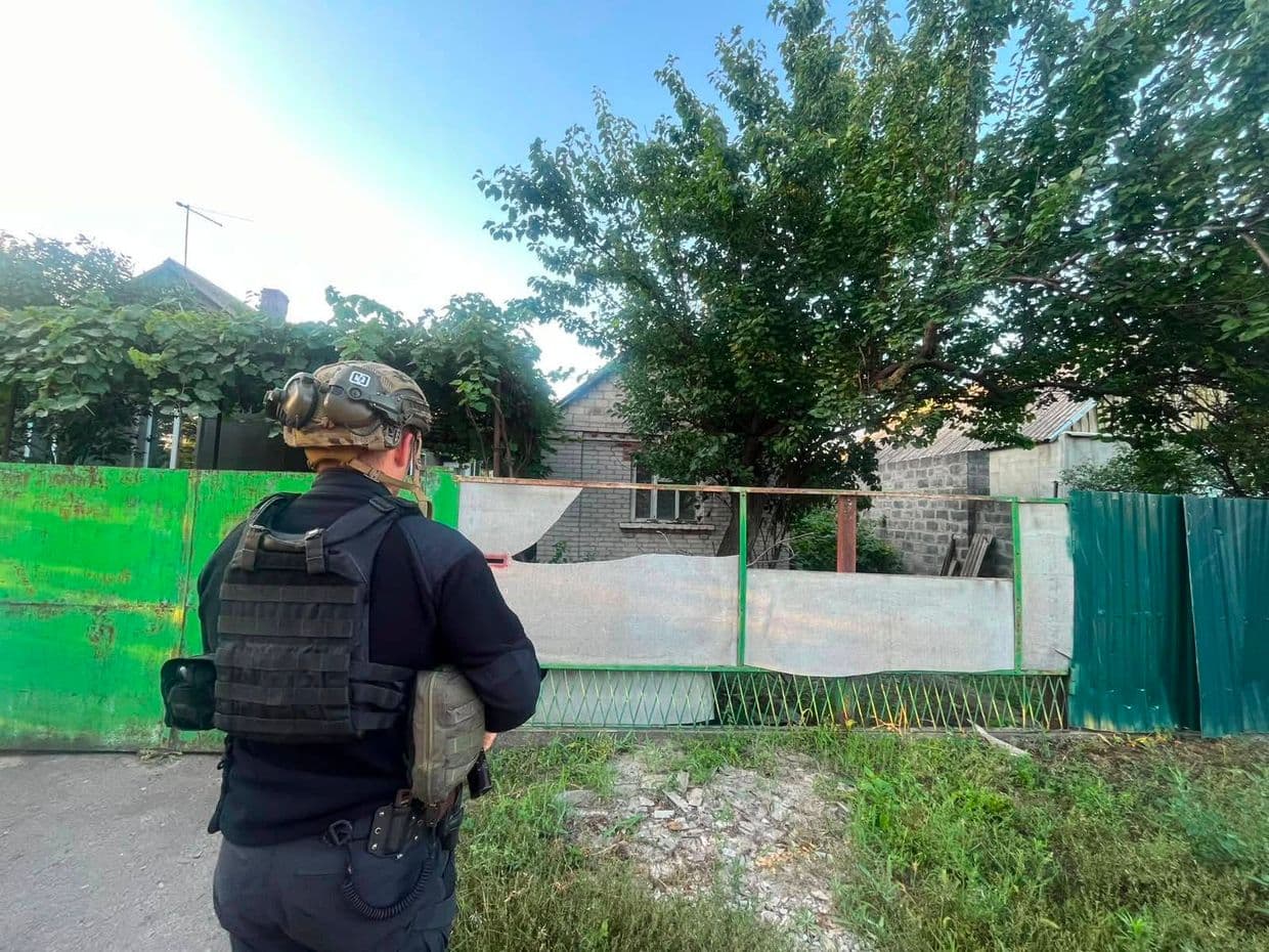 <em>Лях розповів про ворожі атаки на Словʼянськ за 16 серпня. Фото: МВА</em>