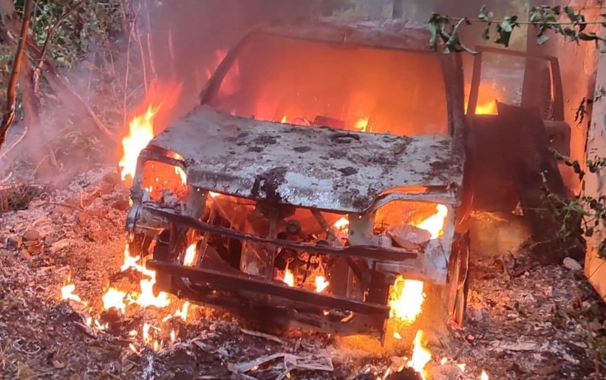 На Краматорщині ліквідували 2 пожежі, 1 з яких виникла внаслідок дронового удару (фото)