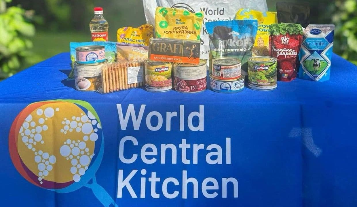 Допомога від World Central Kitchen. Фото: Facebook/Краматорська міська рада
