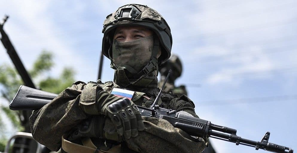 Боєць російської окупаційної армії. Фото з відкритих джерел