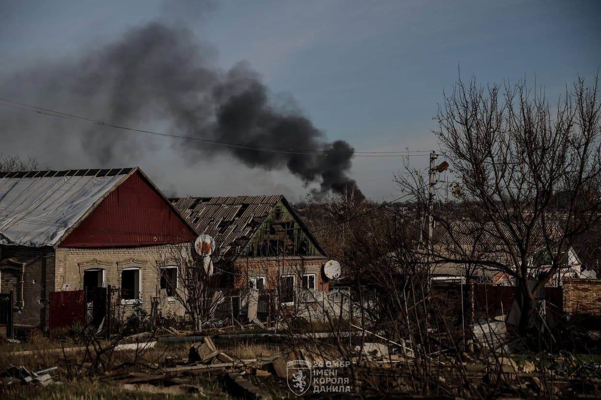 <em>Костянтинівка, Донецька область. Фото: 24 ОМБр імені короля Данила</em>