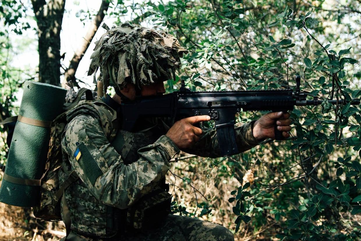 Український захисник. Фото: 82 ОДШБр