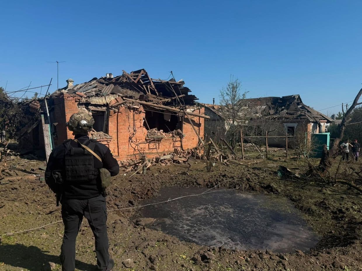 Окупанти скинули бомбу на Слов'янськ: є поранений мирний житель