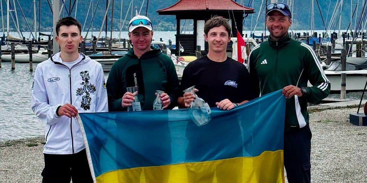 Спортсмены с Донетчины завоевали "золото" и "серебро" на этапе Кубка Европы по парусному спорту (фото)