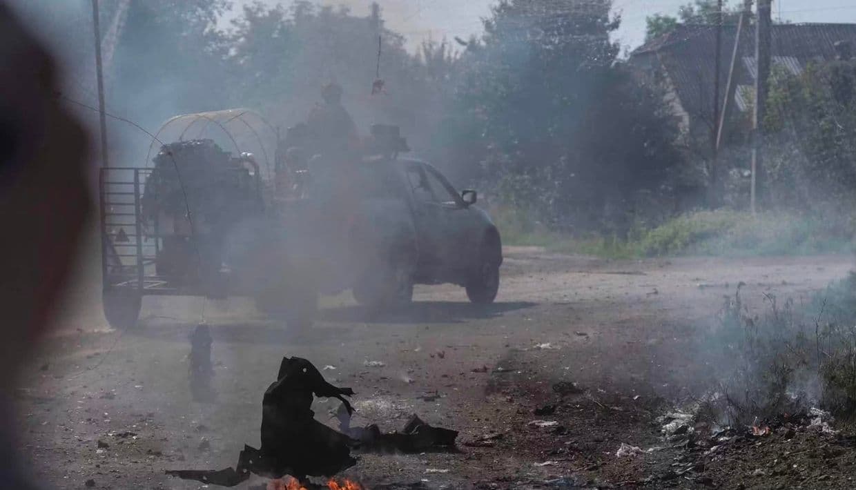 <em>Фото: 93 ОМБр. Холодний Яр. Рухається техніка ЗСУ</em>