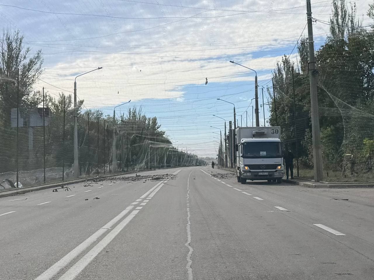 Росіяни вдарили дроном по вантажівці у Краматорську, загинув чоловік