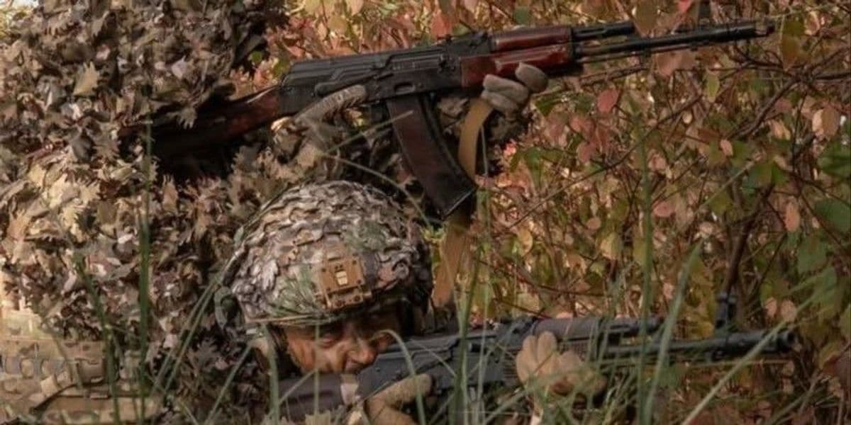 Українські захисники. Фото: Батальйон "Бабай"