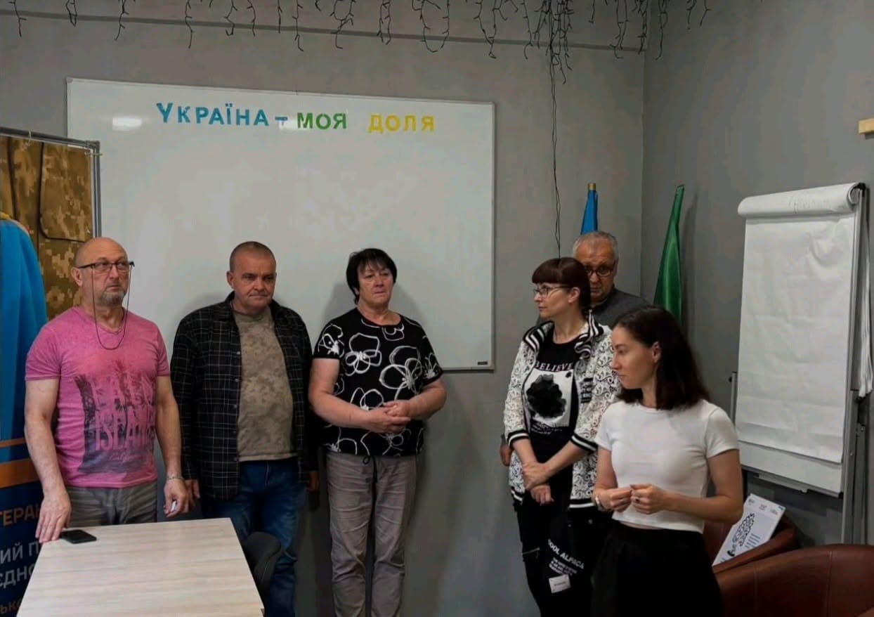 Ветеранський простір Нижньодуванської громади. Фото: Луганська ОДА