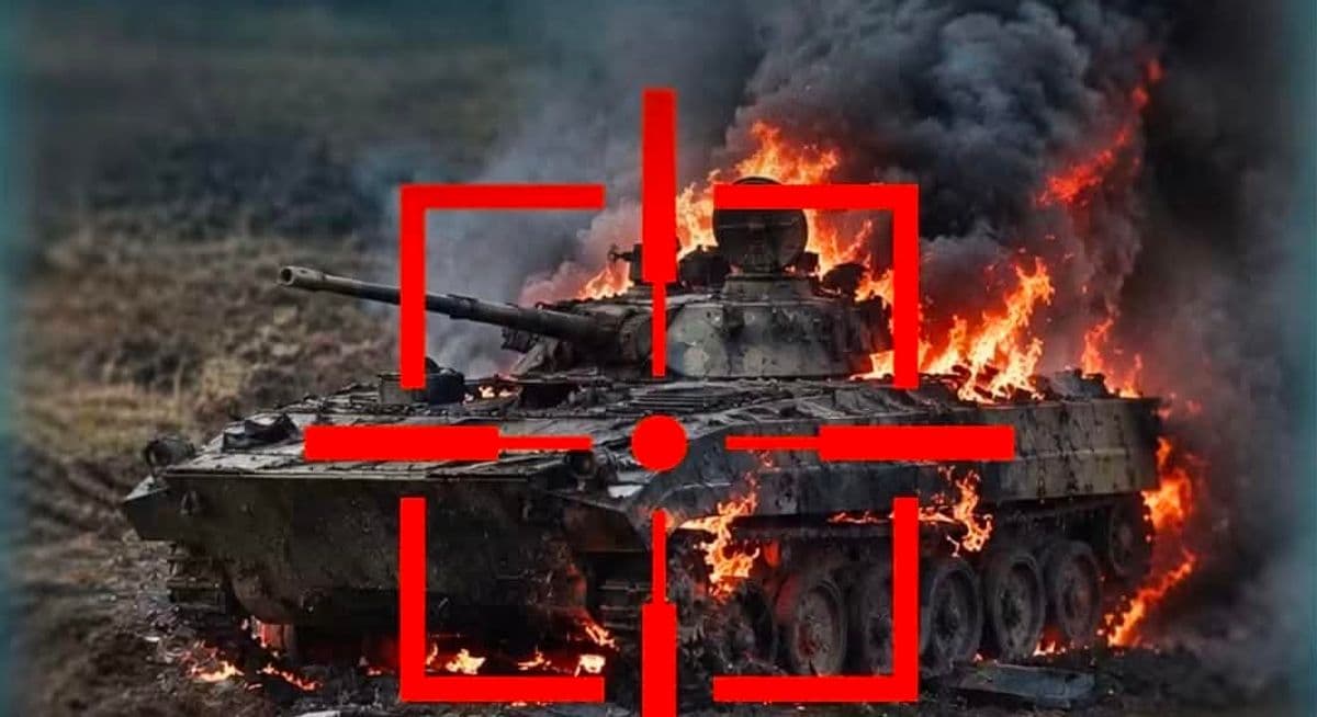 <em>Знищена ворожа техніка. Фото: Центру спеціального призначення "Омега"</em>