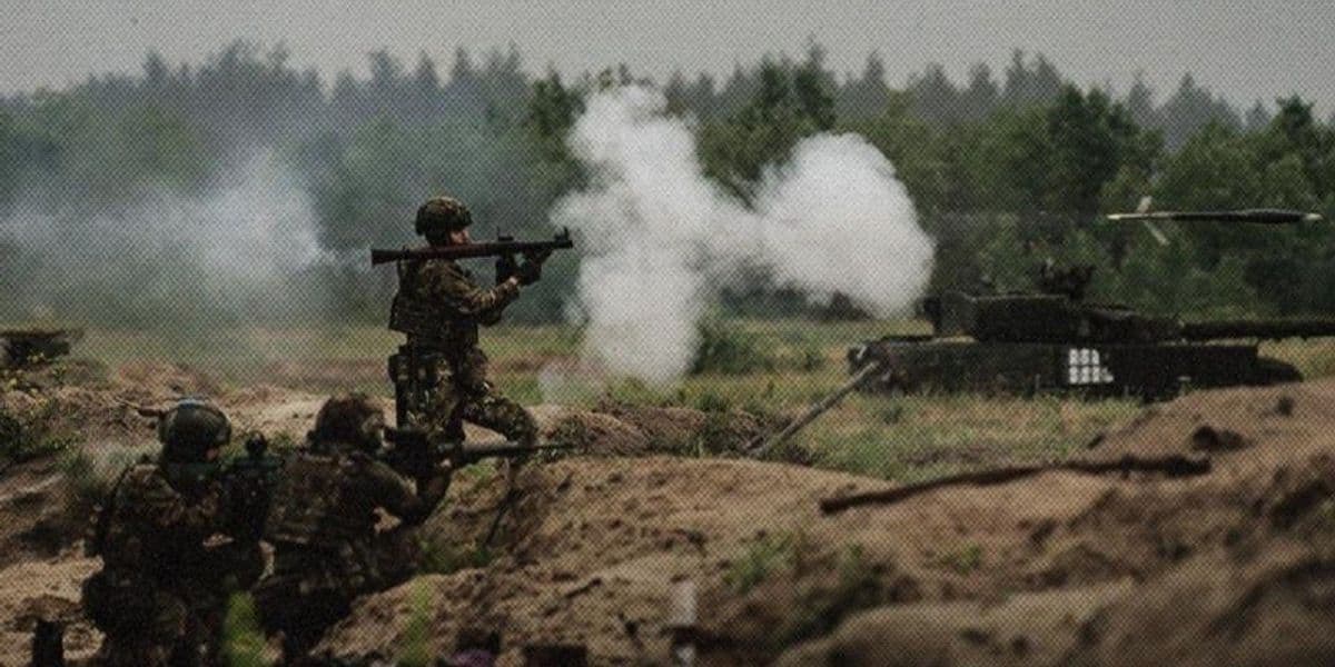Украинские защитники. Выстрел. Танк. Фото: 1-й корпус НГУ "Азов"
