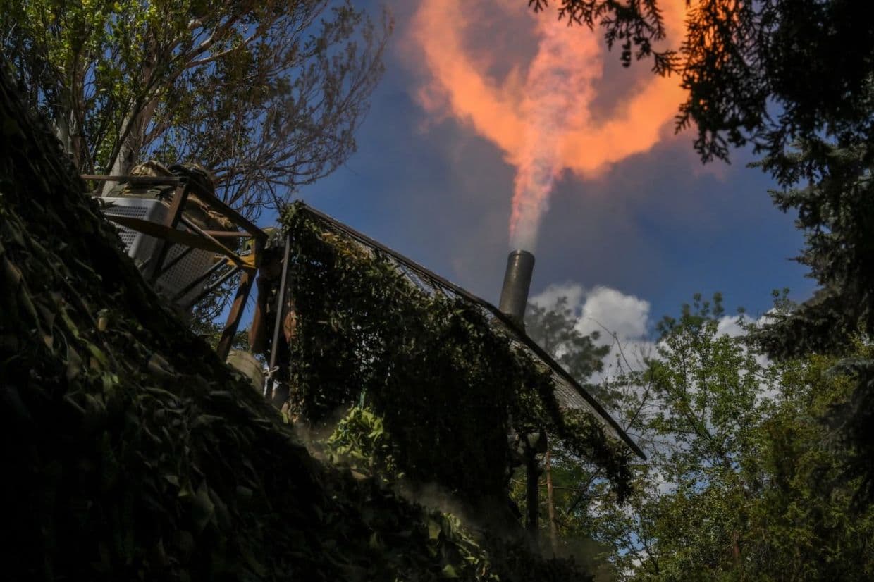 Стріляє російська окупаційна армія. Фото з відкритих джерел
