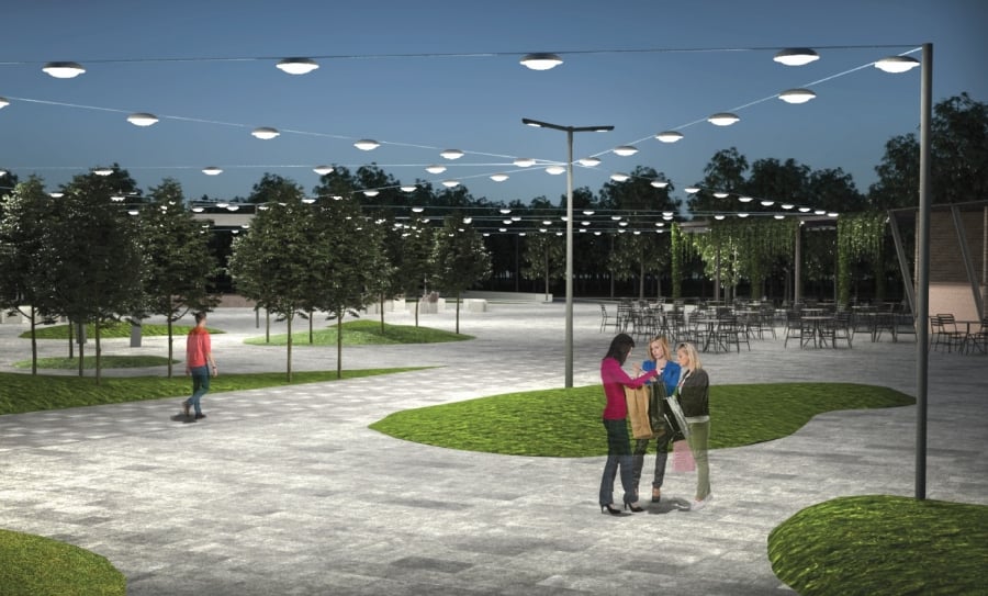 В Рубежном показали проект реконструкции городского парка (фото)