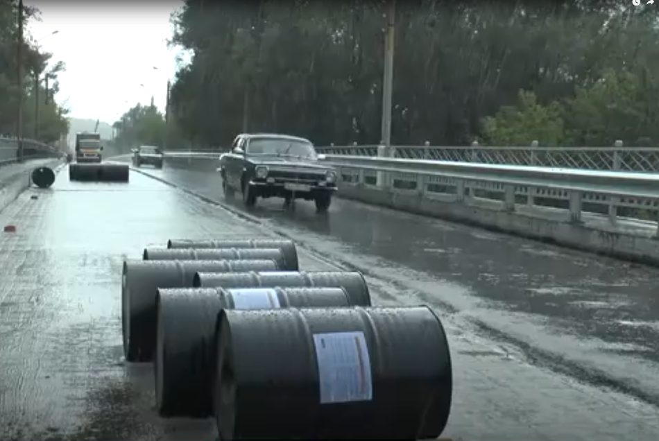 Вблизи Святогорска завершают ремонт моста (видео)