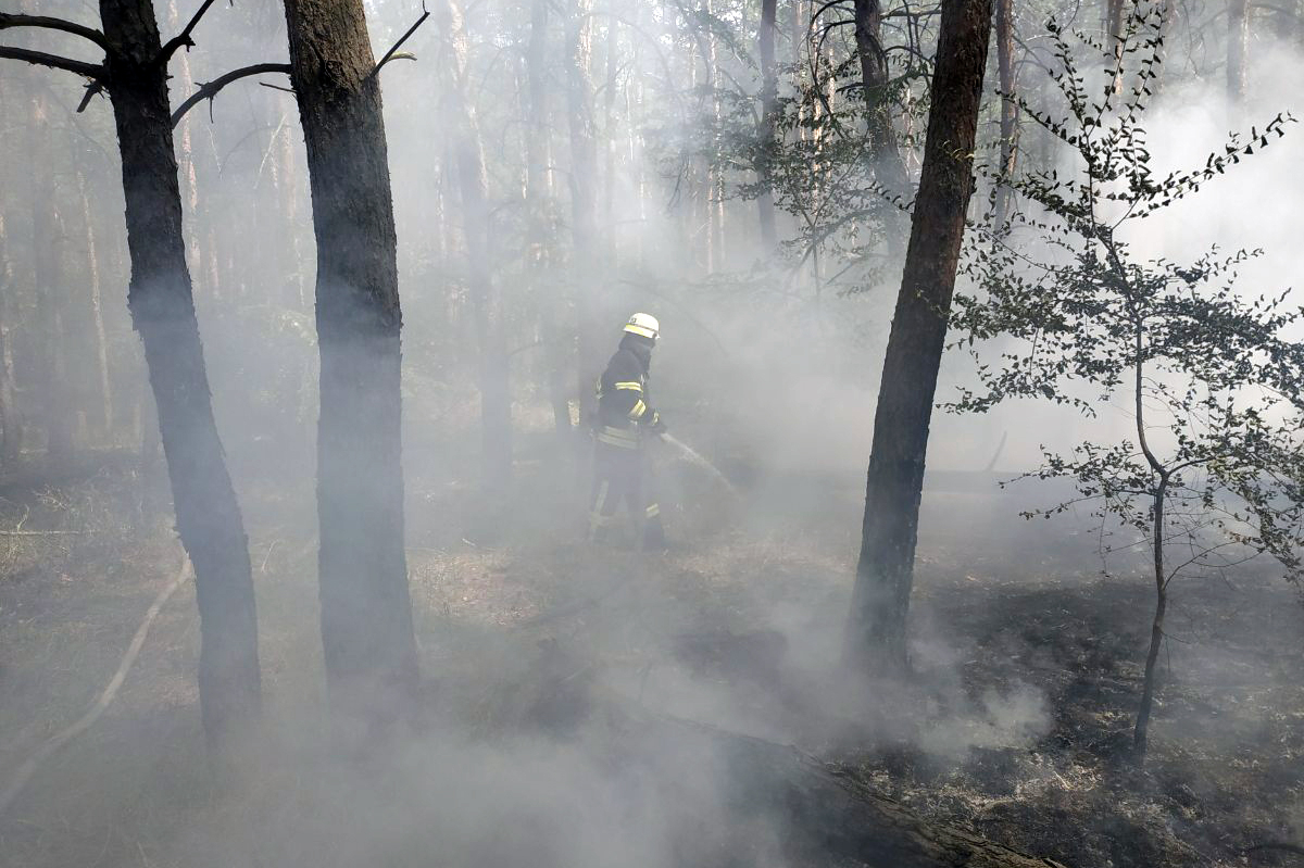 Вчера пожарные Днепропетровщины ликвидировали 16 пожаров в экосистемах