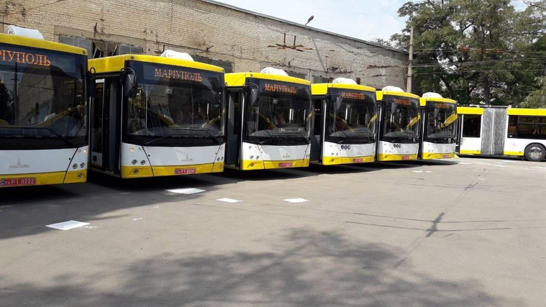 В Мариуполь прибыли еще 15 минских автобусов