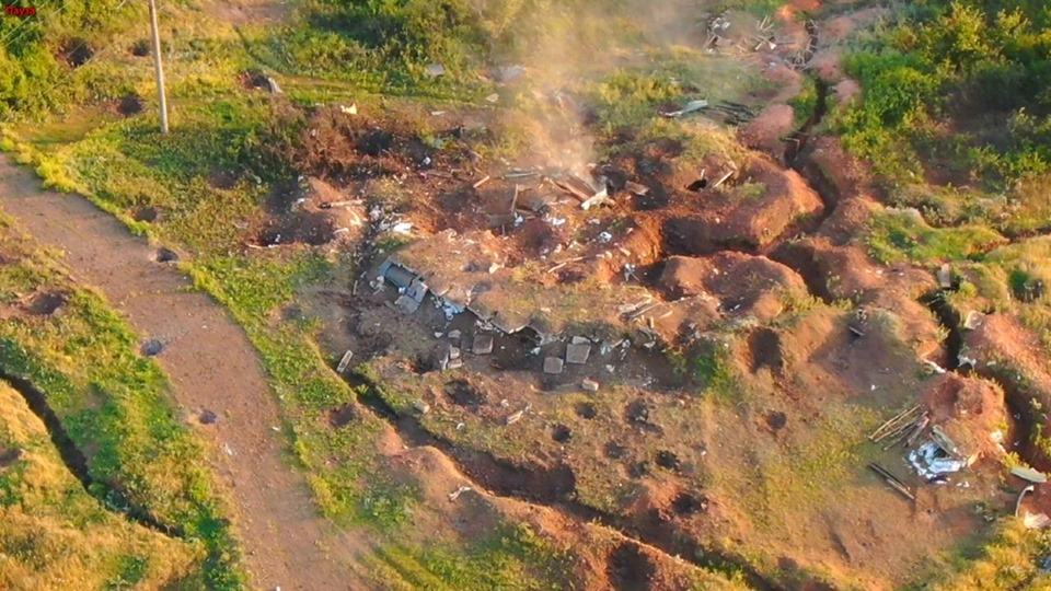 Украинские военные разрушили укрепления боевиков ОРДЛО (фото)