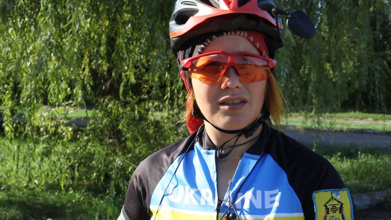 Велосипедистка из Краматорска объездила 5 областей Украины за 75 часов