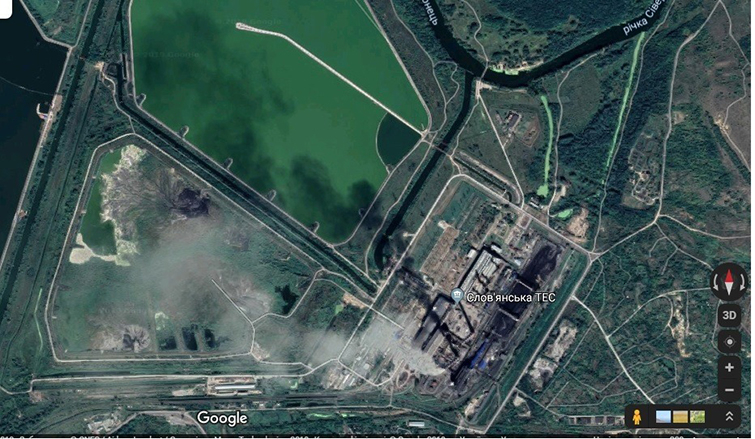 В сети показали, сколько выбросов делает Славянская ТЭС: вид из космоса