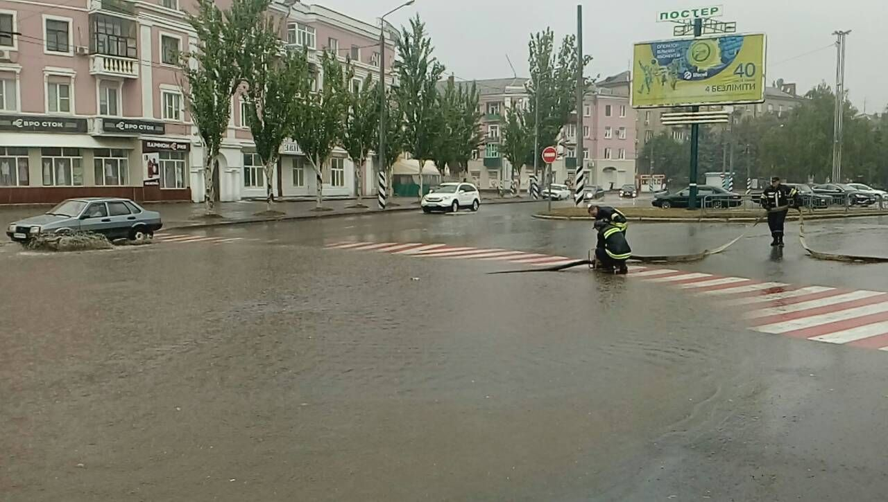 Привокзальную площадь Краматорска хотят спасти от постоянных затоплений