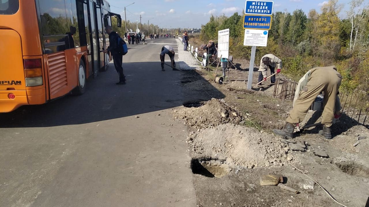 В СЦКК рассказали о восстановлении моста в Станице Луганской