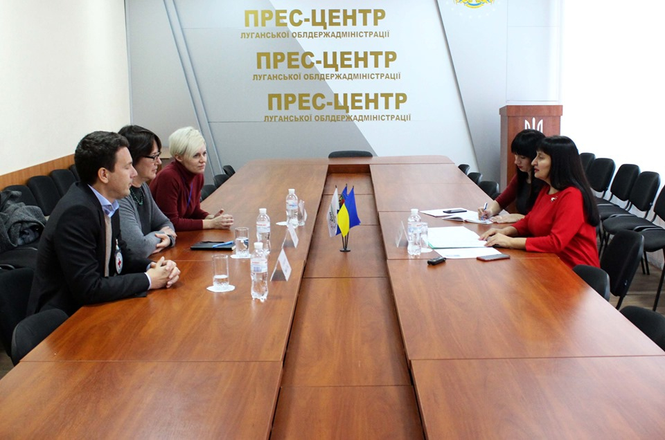 Глава делегации МККК в Украине посетила Луганщину