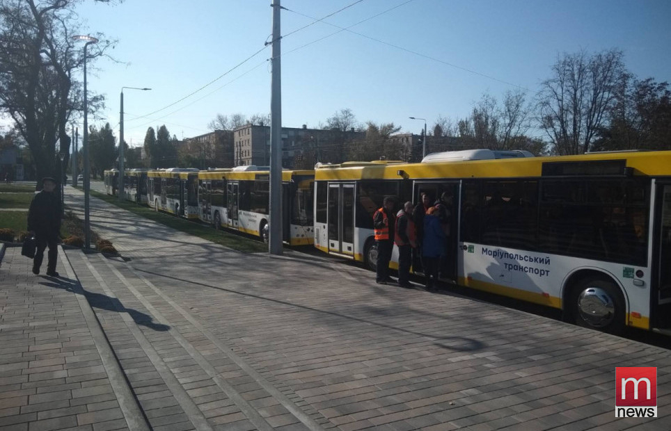 В Мариуполе на линию вышли 30 новых автобусов