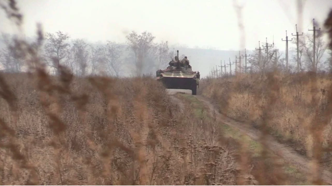 Разведение войск в Петровском: тактическое положение сменили 20 украинских военных и 3 БМП