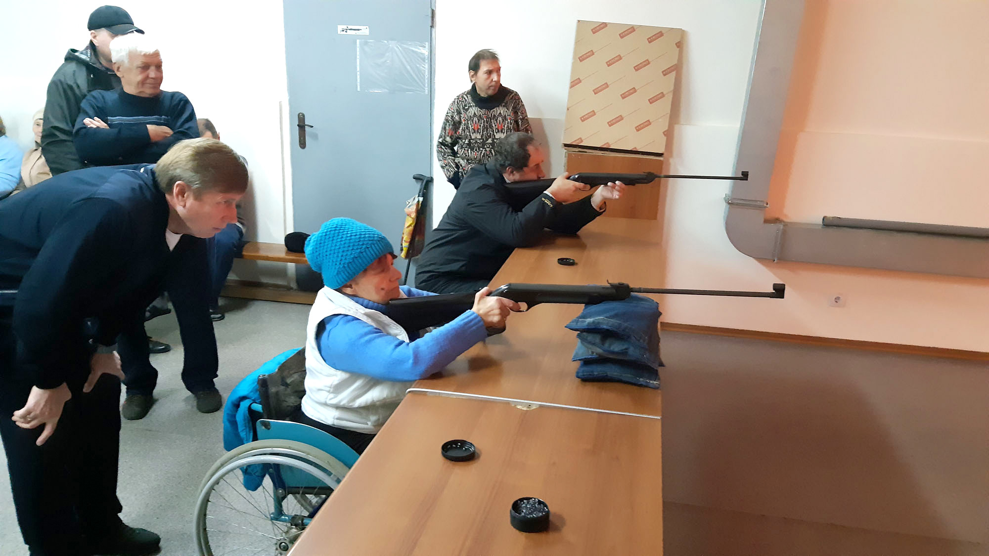 В Бахмуте прошли соревнования по спортивной стрельбе среди людей с инвалидностью