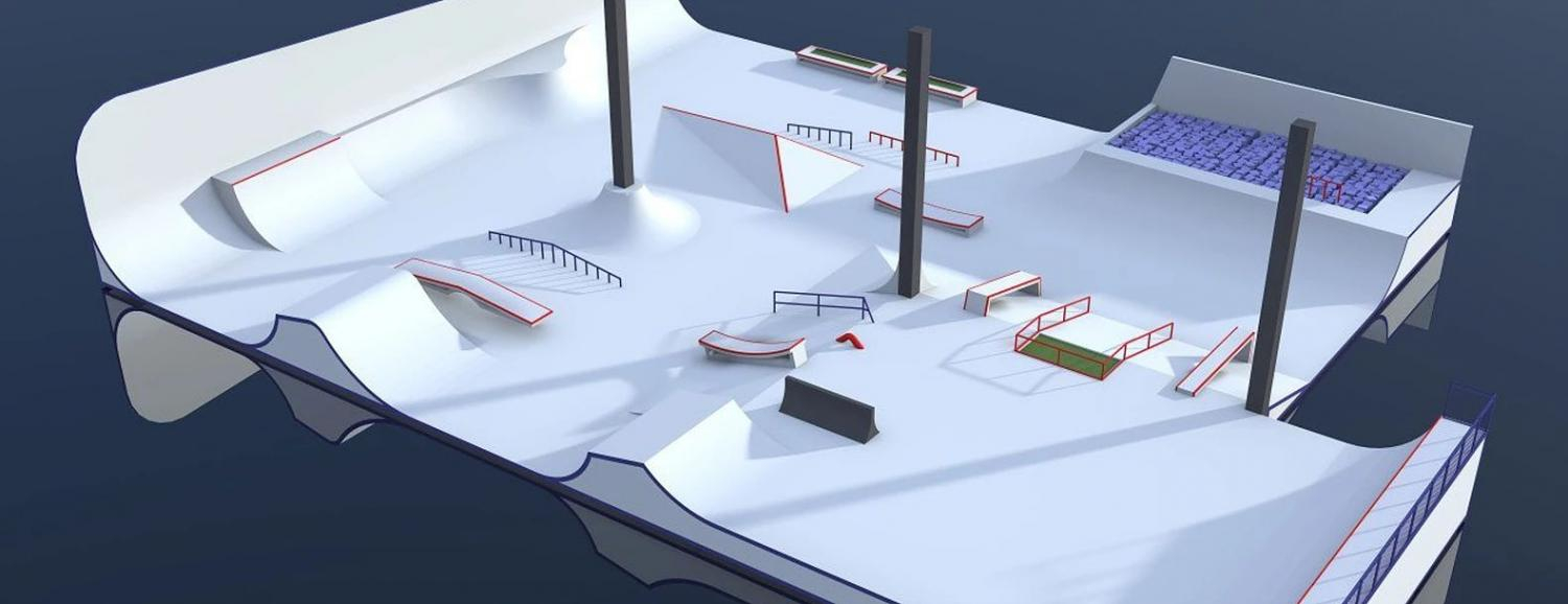 В Северодонецке показали, как будет выглядеть скейт-парк
