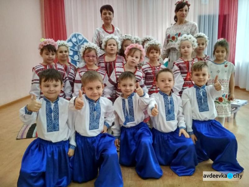 В Авдеевке в дошкольных учреждениях провели праздник Андрея Первозванного