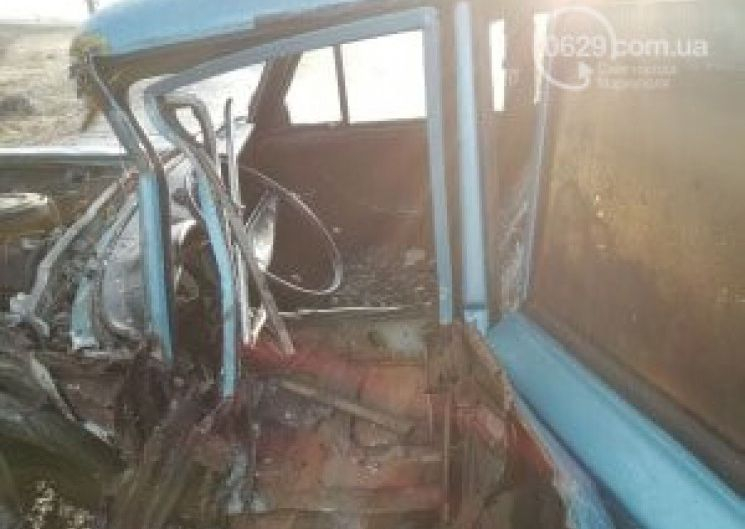В Донецкой области школьный автобус с детьми попал в ДТП